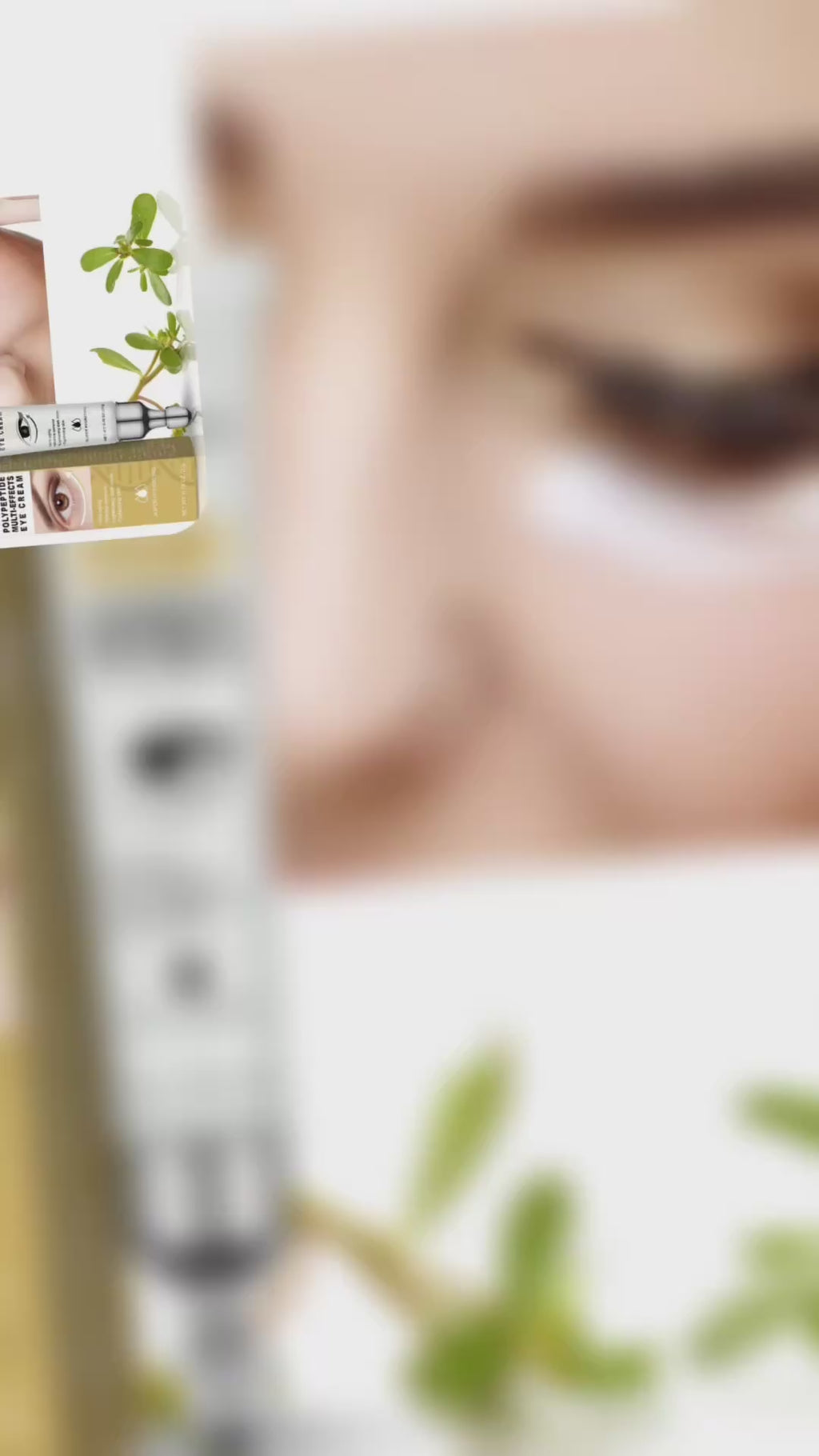 Crema Antiojeras y Rejuvenecedora de Contorno de Ojos — Péptidos Anti-Fatiga